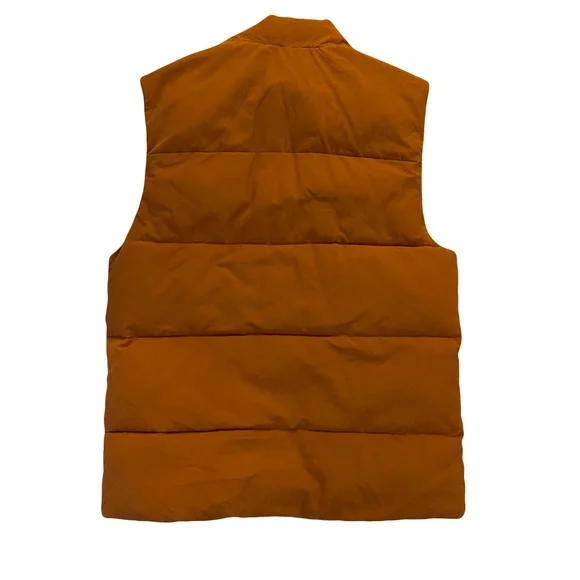 Perfect Condition EVERLANE ReNew Puffer Vest in Rust (XS) - Picture 7 of 7